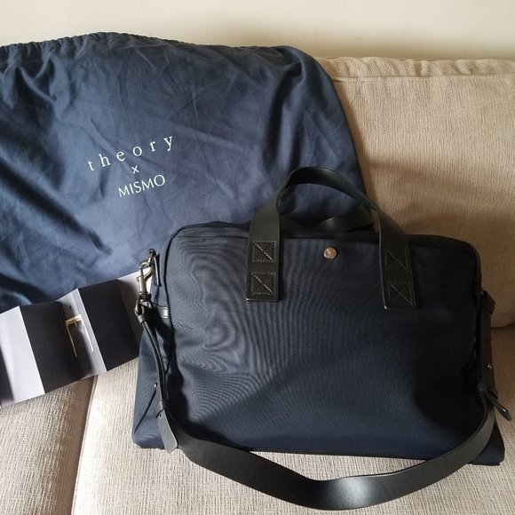 Theory Handbags - Theory X Mismo Weekender Bag Blue NWOT Retail $675